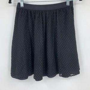 Vtg Y2K Juicy‎ Couture Small Swiss Dot Skirt Mini Dark Moody Whimsigith Fairy